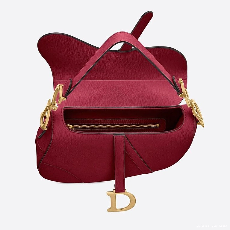 Cheap Bag Calfskin Grained Dior Red Saddle 0711 Luxury